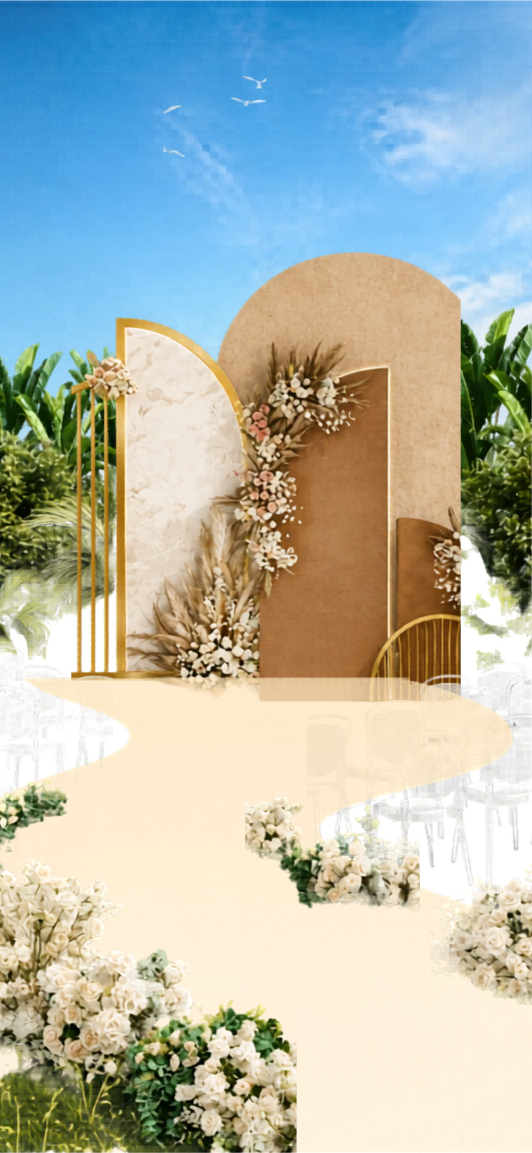 Boho arch