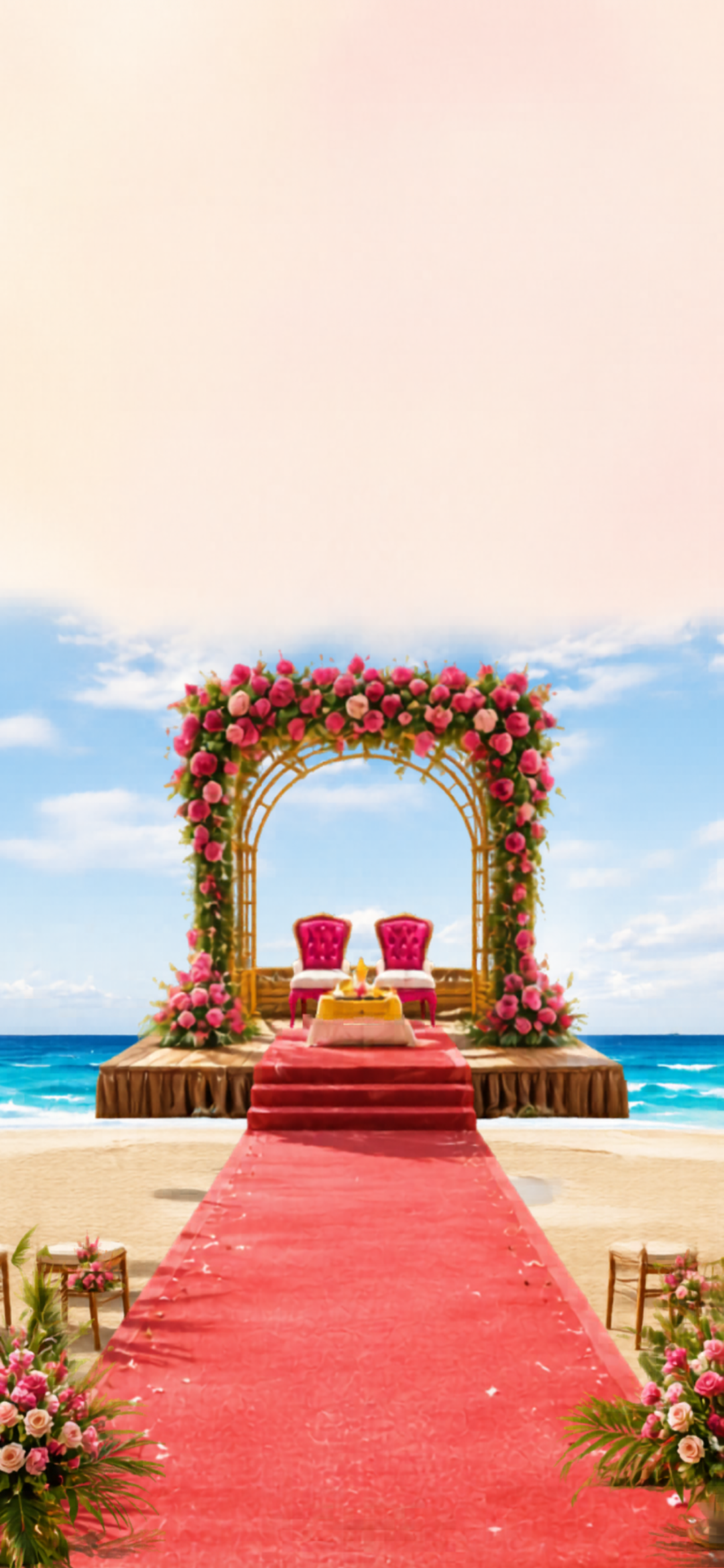 Beach mandap